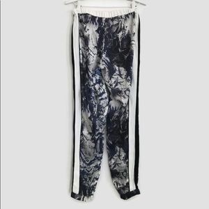 TOPSHOP TUXEDO Marbled strip PARACHUTE TRACK PANTS joggers PANTS 6